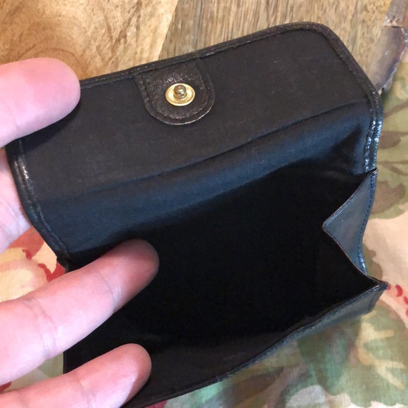 Vtg WILSON Leather Wallet Bilfold Gold HW Photo & 15 Card Paper Bill+SnapClose - Picture 4 of 13